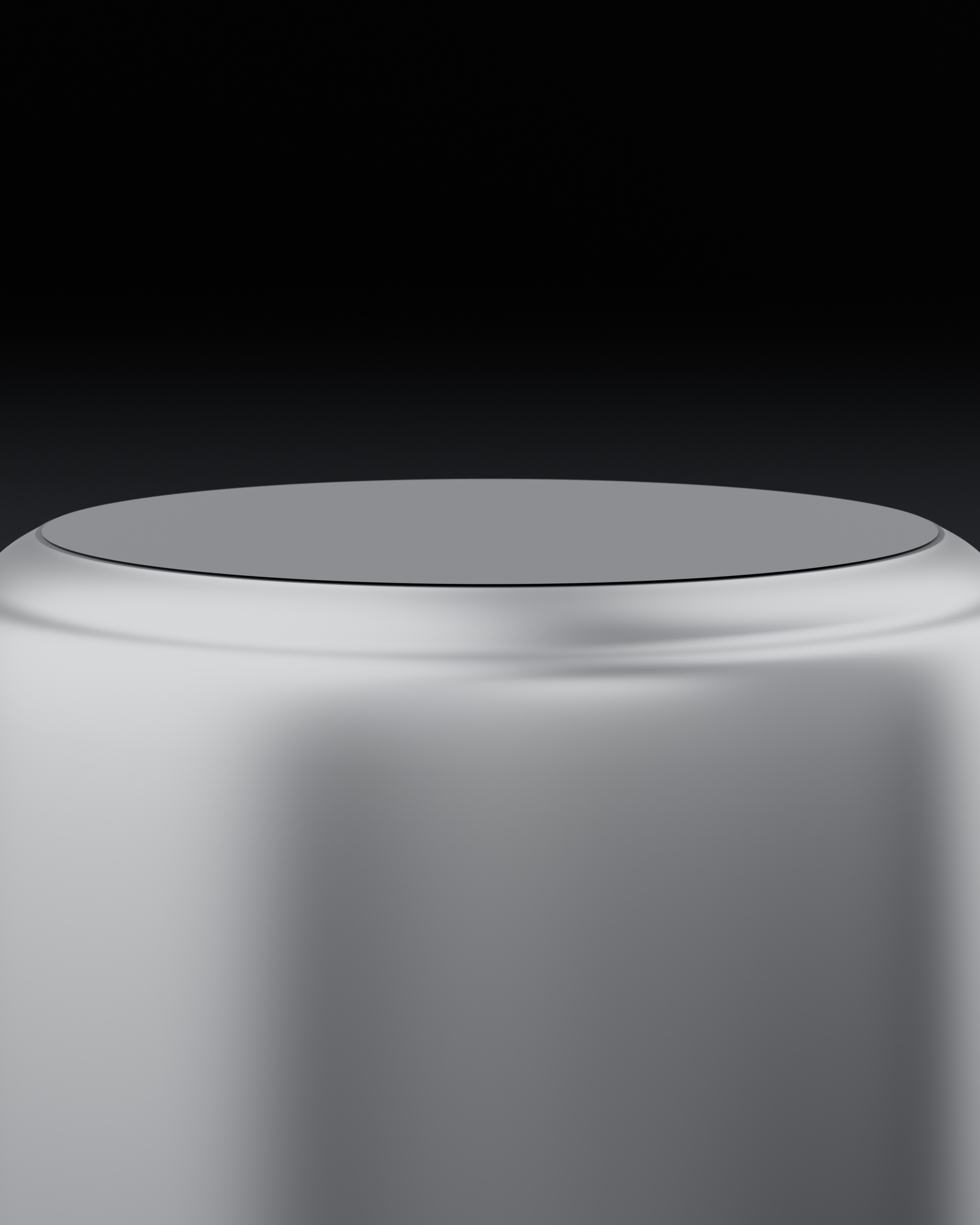 The shoulder of the jar where the profile turns