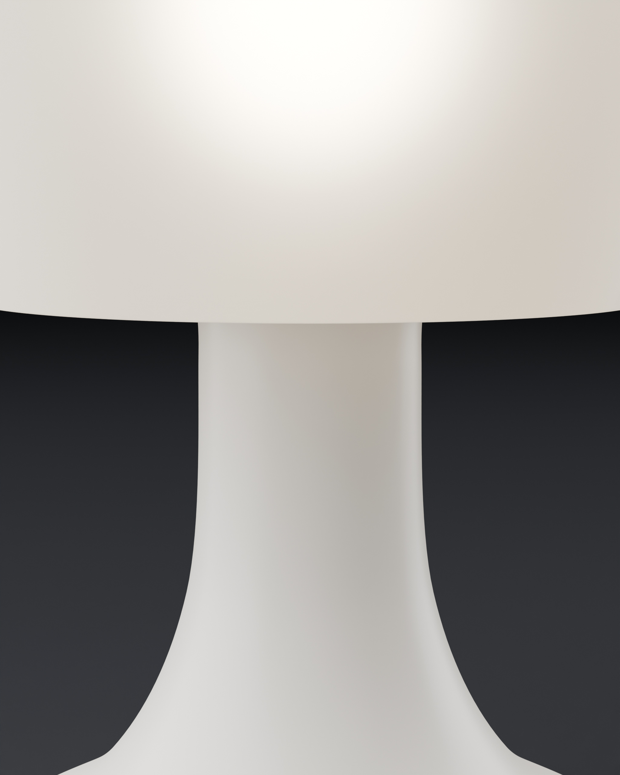 The shoulder of the jar where the profile turns